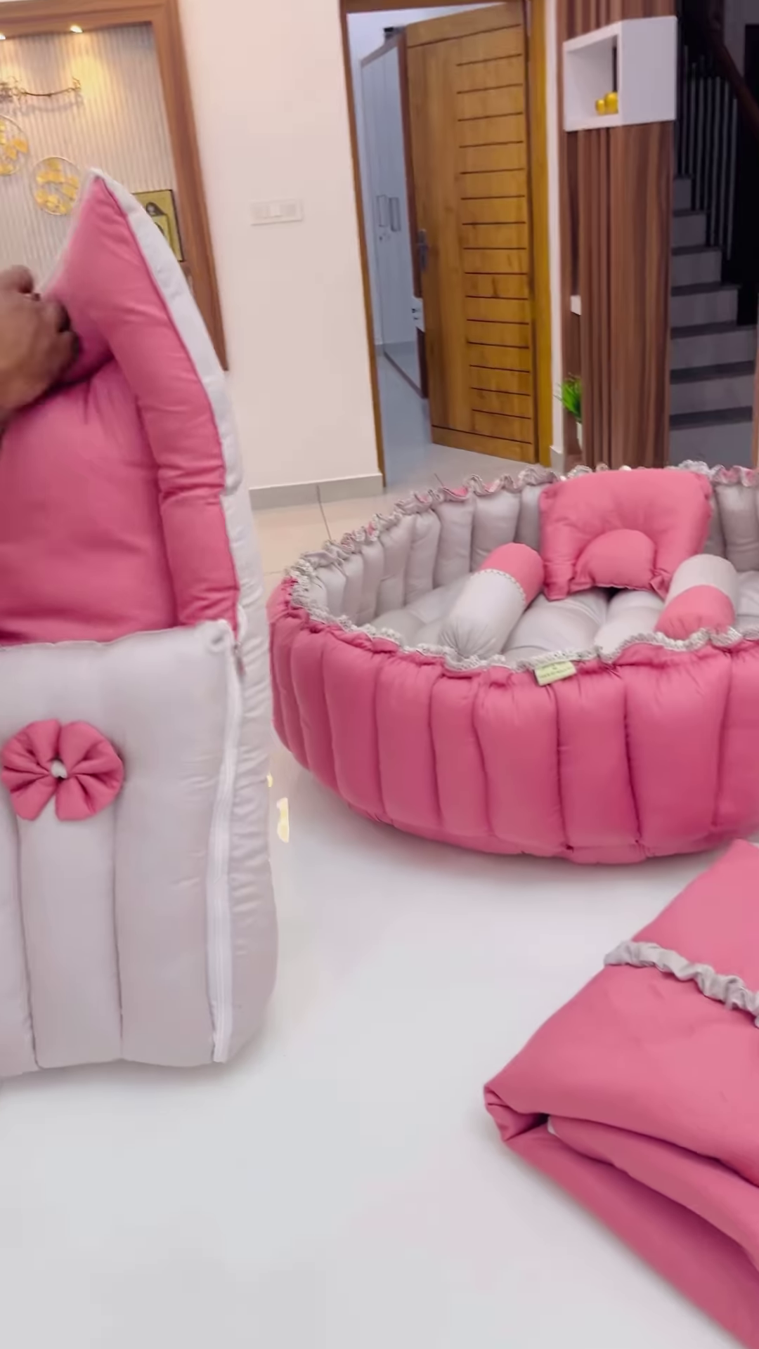 Baby Bedding Set – Soft & Stylish Comfort (3 Colors Available)