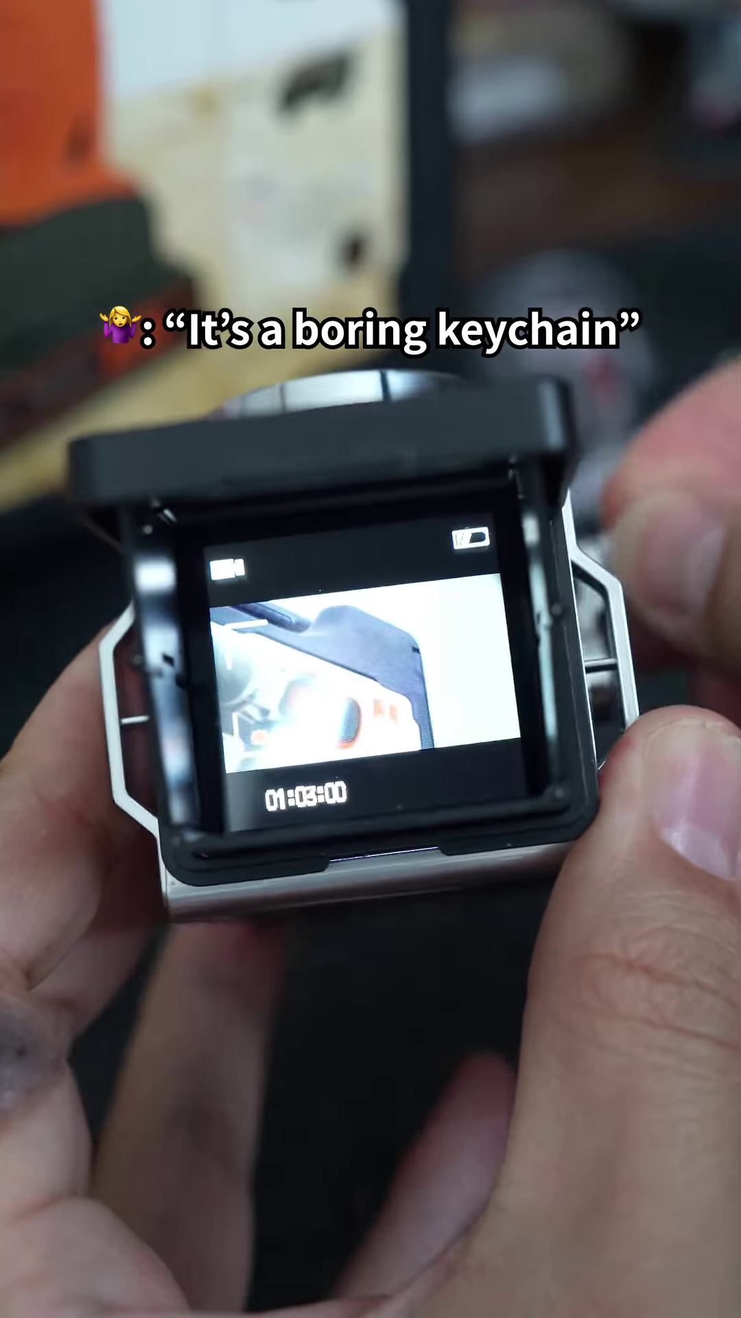 📸✨ Title: "Not Just a Keychain..."