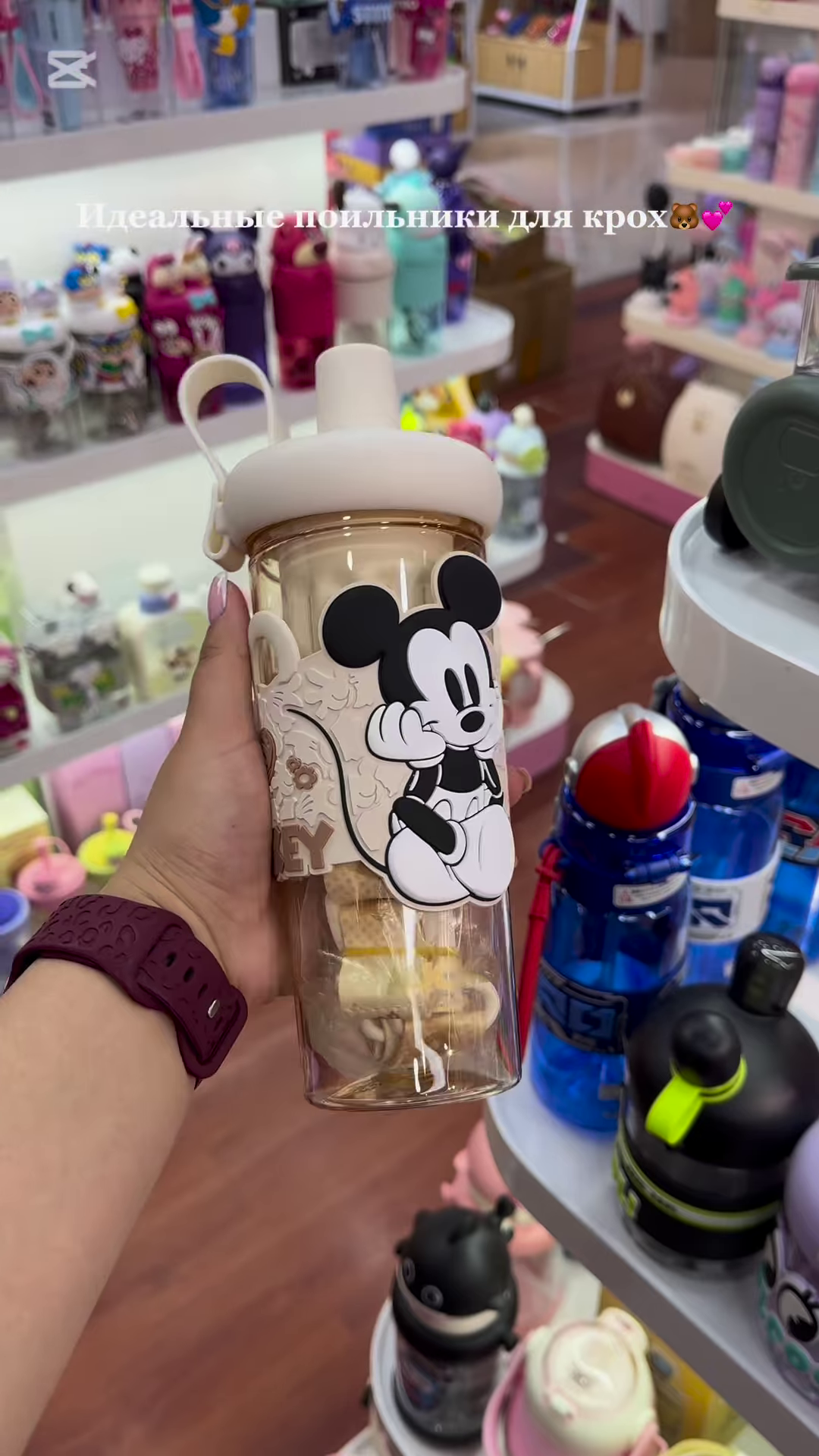 Adorable Character-Themed Kids’ Drinkware Collection: Cute Pink Sippy Cups and Water Bottles for Toddlers