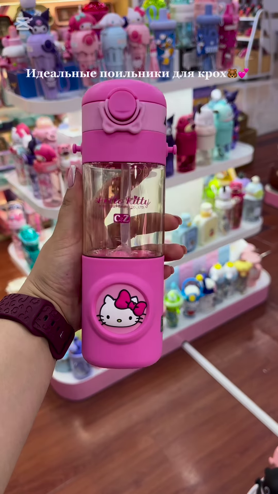 Adorable Character-Themed Kids’ Drinkware Collection: Cute Pink Sippy Cups and Water Bottles for Toddlers