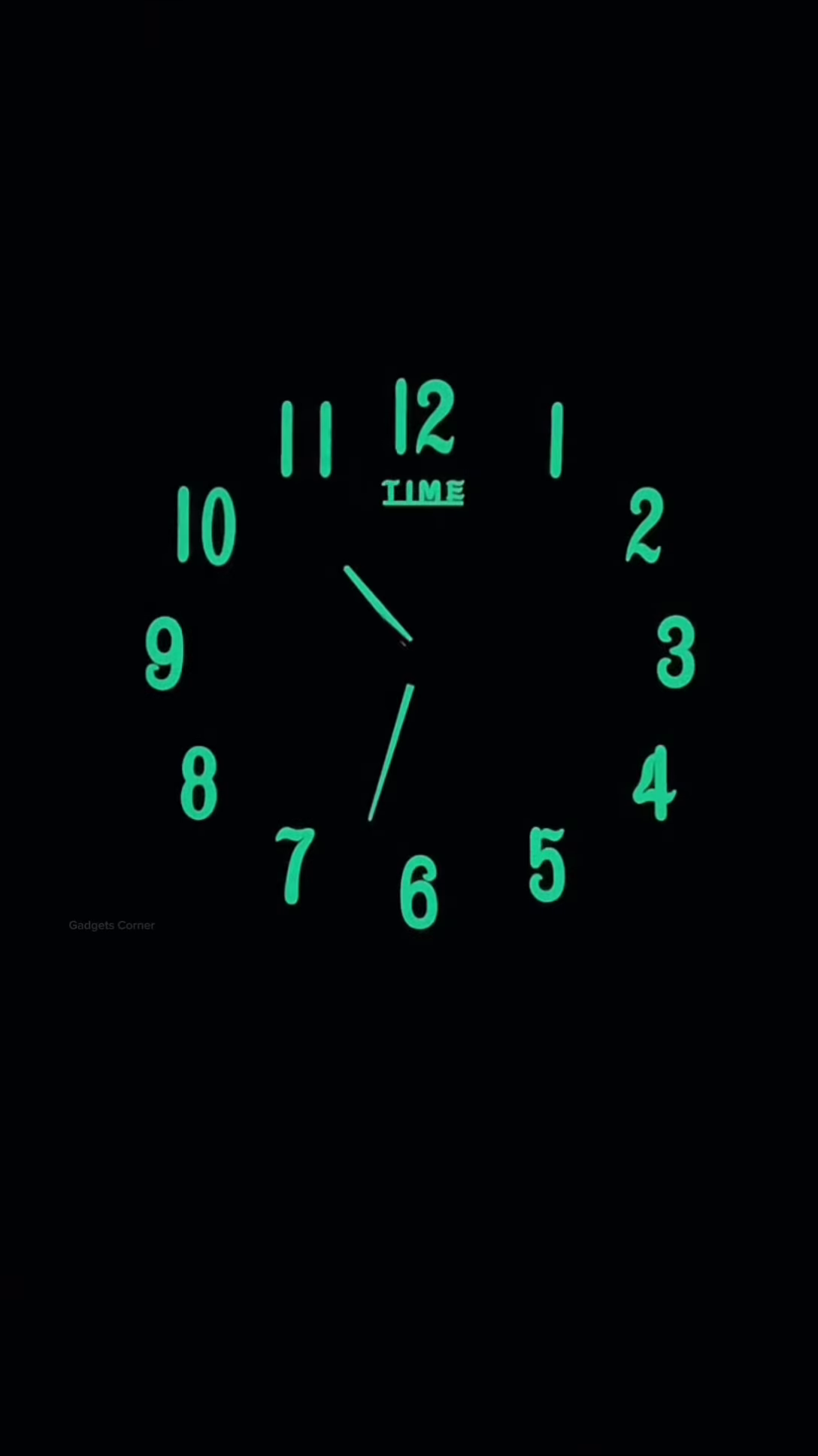 🌙 Glow-in-the-Dark Wall Clock – Time That Shines at Night! 💡🕰