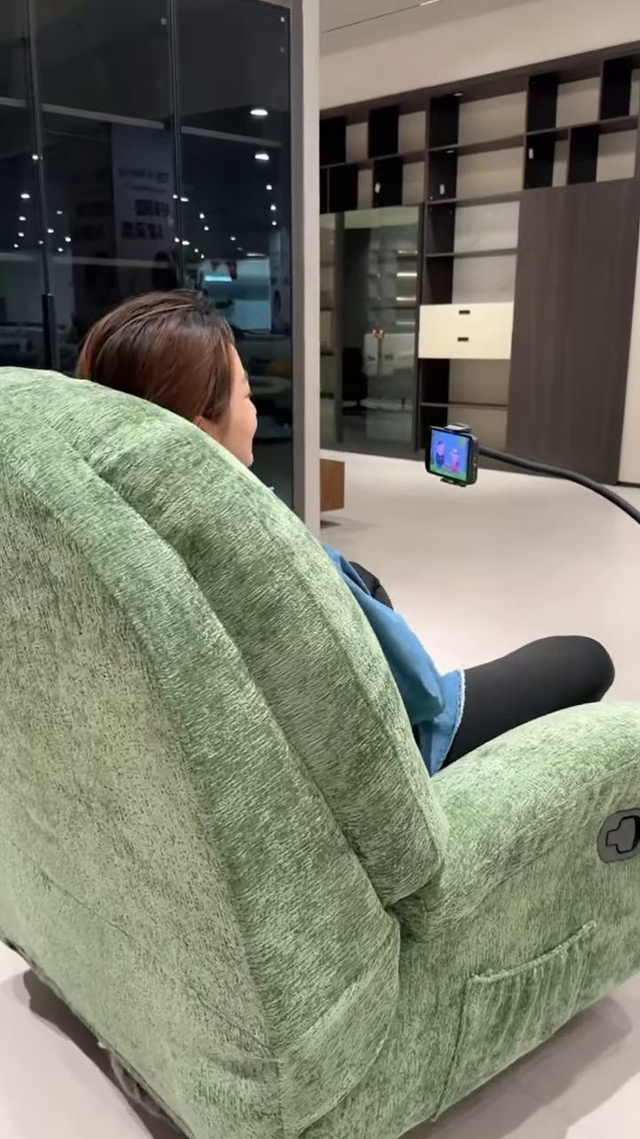Comfortable Electric Power Lift Recliner Chair – Plush Fabric for Elderly and Mobility Assistance