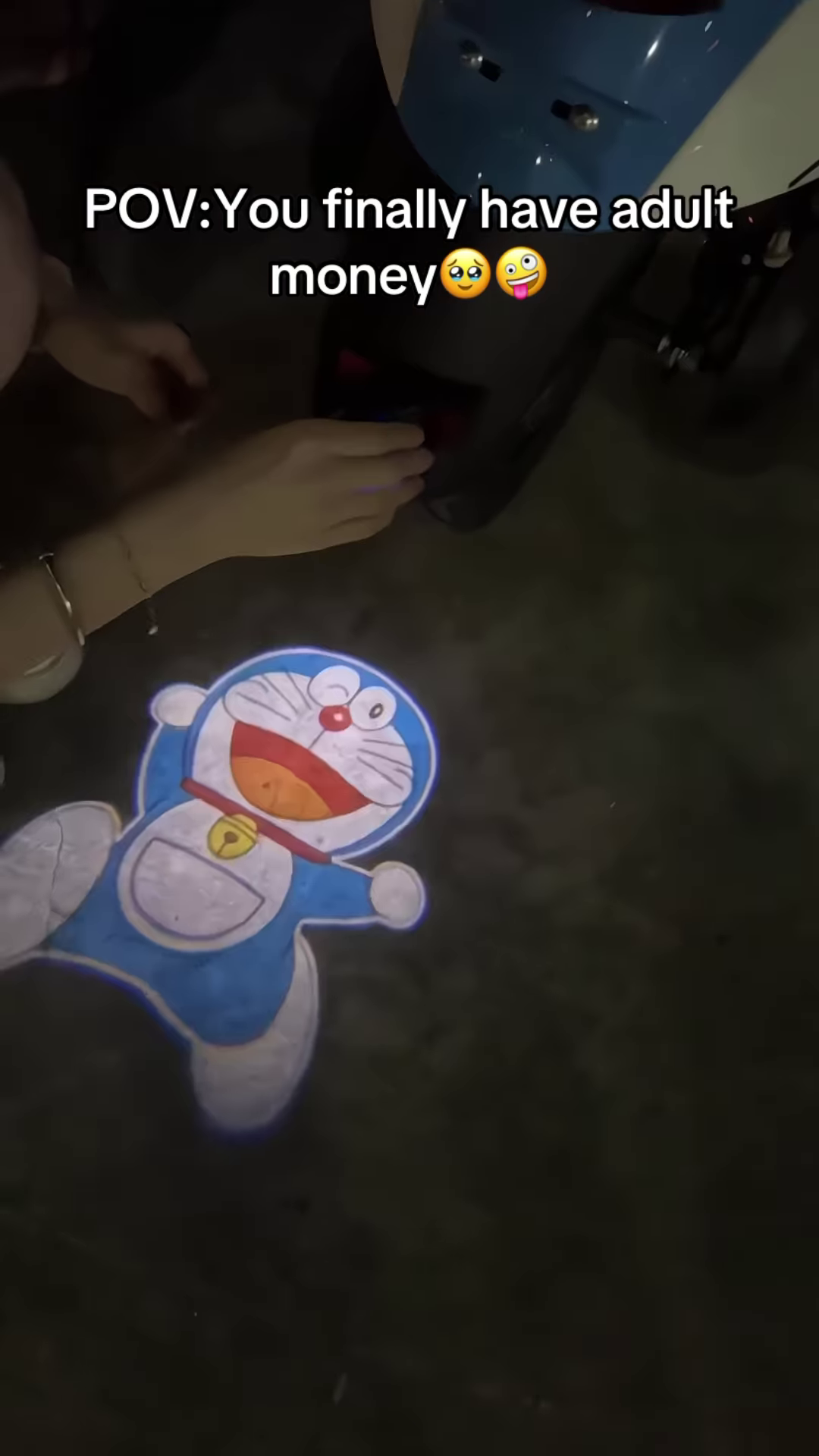 Doraemon Scooter Projector Light – Fun LED Welcome Light