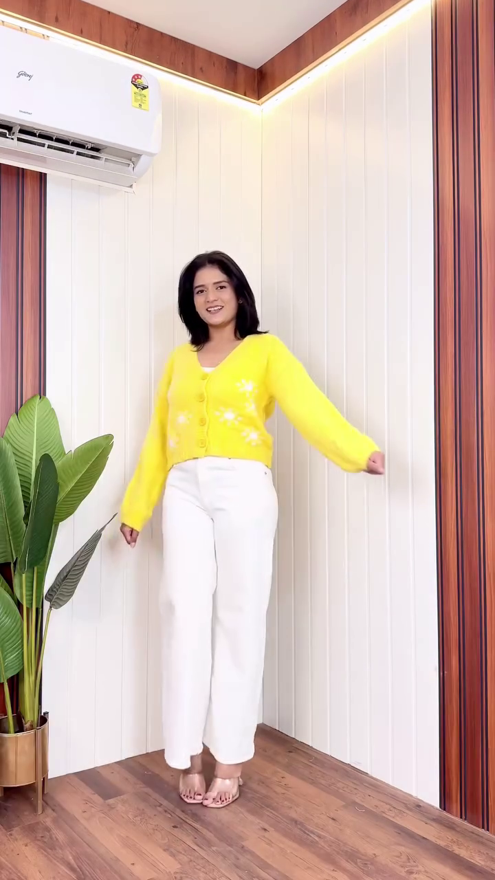 “Soft Pastel Colorblock Knit Sweater & Cream Wide-Leg Trouser Set – Cozy Chic Style in Multiple Designs & Sizes (XXS–XXL)”