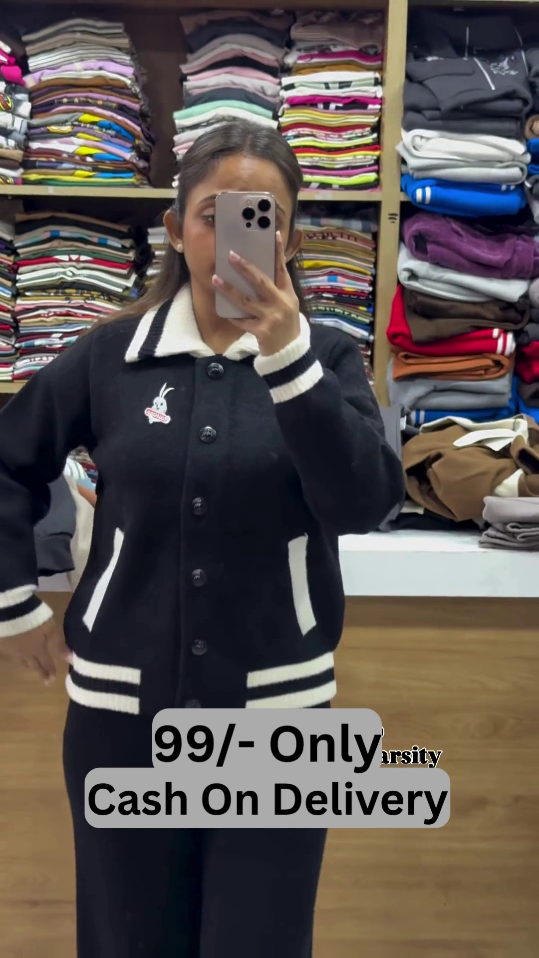 🤎 Cozy Varsity Chic Jacket – Cute Comfort Meets Everyday Street Style (XXS–XXL) ✨