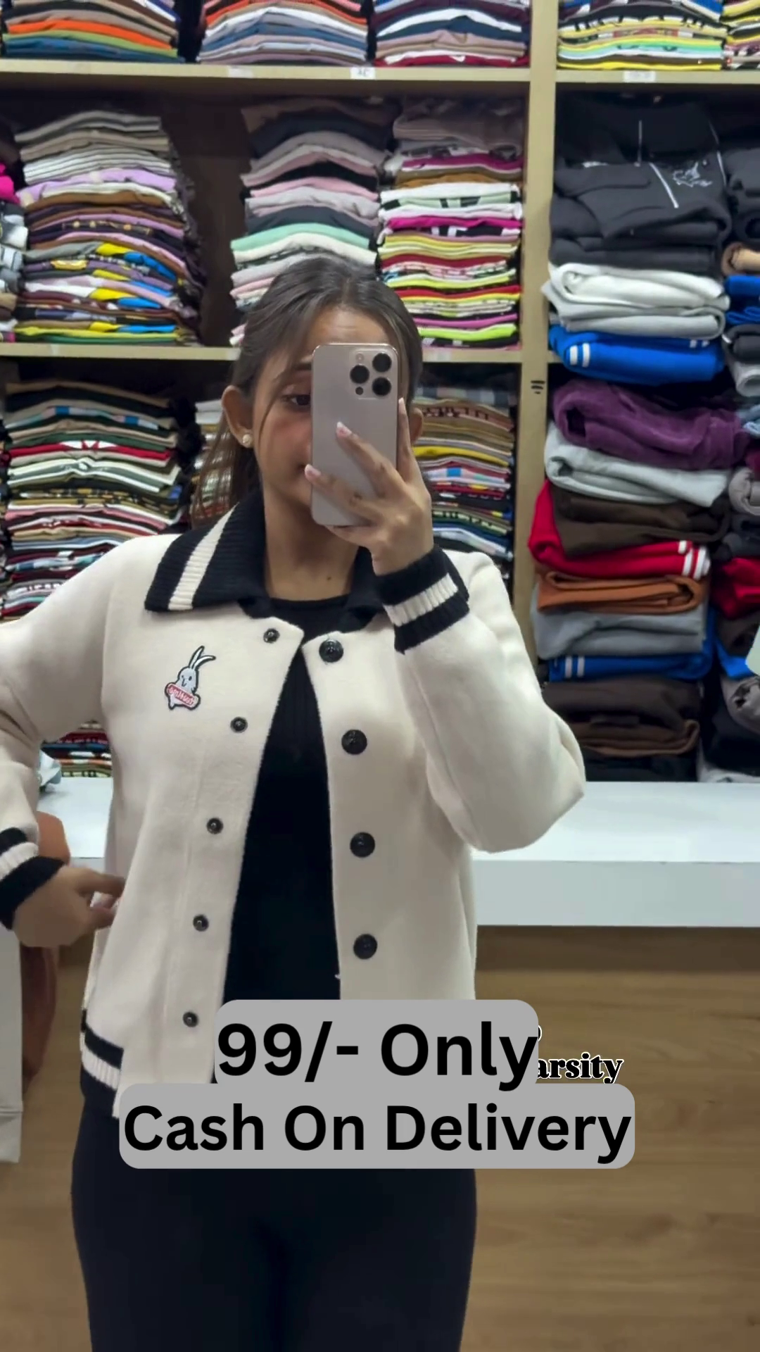 🤎 Cozy Varsity Chic Jacket – Cute Comfort Meets Everyday Street Style (XXS–XXL) ✨