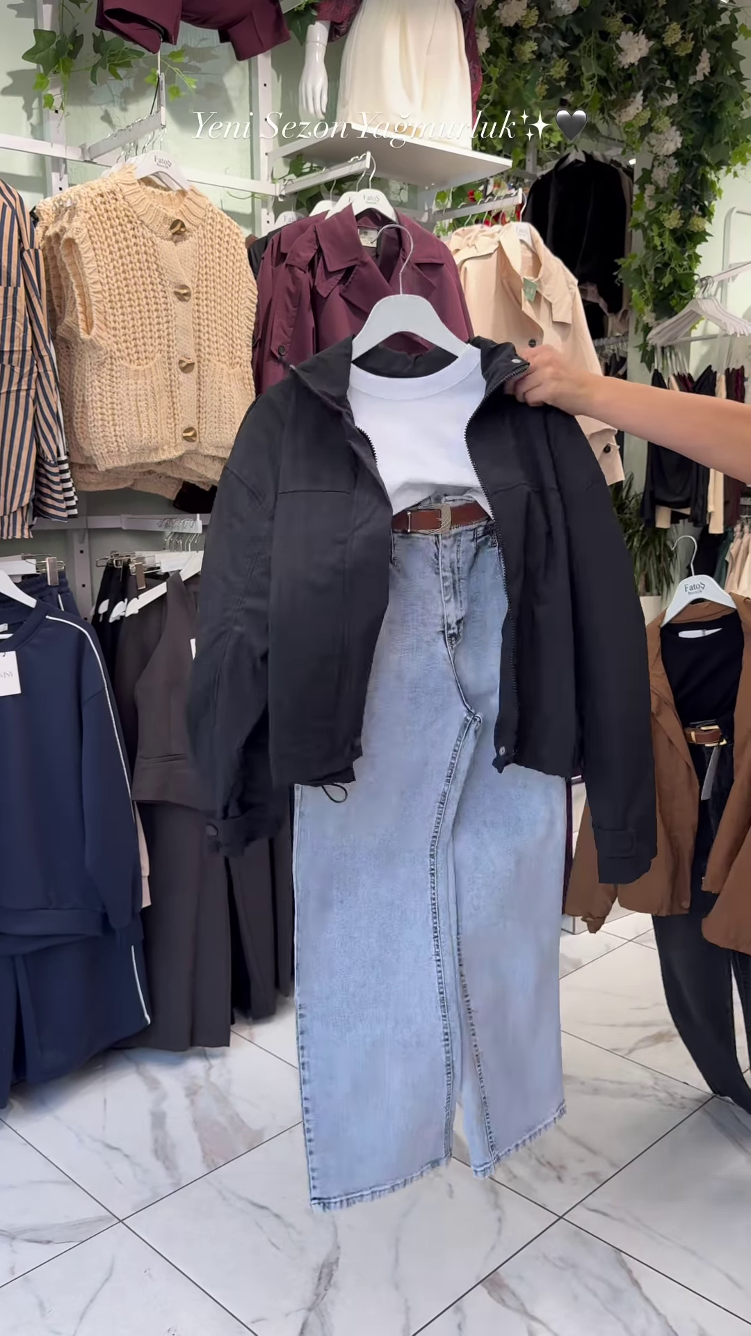 🌧️ Urban Breeze Cropped Jacket Set – Lightweight Style for Every Season (XXS–XXL) ✨