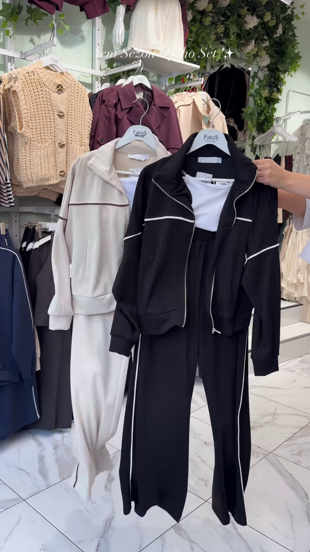 ✨ Urban Motion Luxe Co-Ord Set – Sporty Elegance Meets Everyday Comfort (XXS–XXL) 🖤🤍