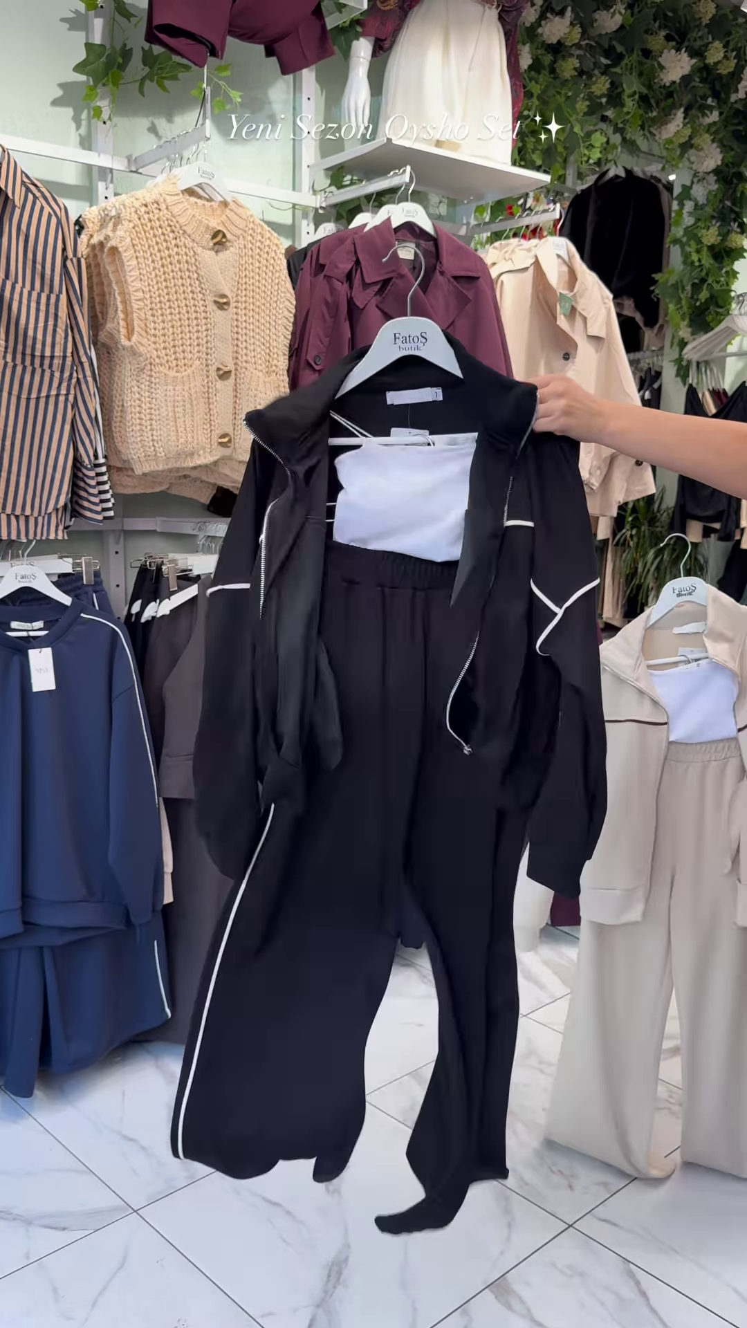 ✨ Urban Motion Luxe Co-Ord Set – Sporty Elegance Meets Everyday Comfort (XXS–XXL) 🖤🤍