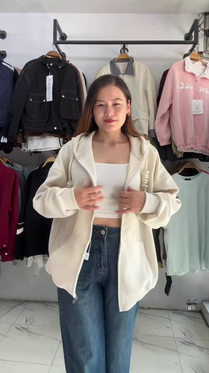 🍷 Urban Cozy Zip Hoodie Jacket – Everyday Comfort with a Stylish Streetwear Touch (XXS–XXL) ✨