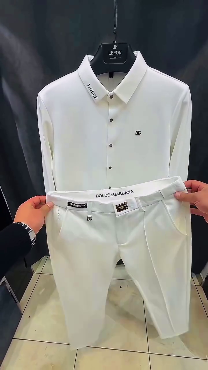 🤍 Royal Luxe Signature Co-Ord Set – Premium Shirt & Trouser Collection ✨