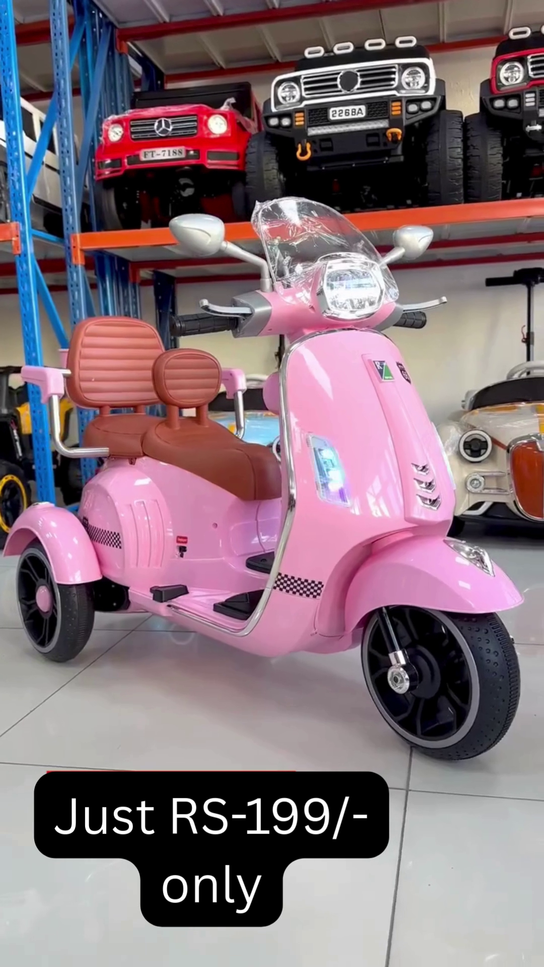 🛵💗 Princess Pink Electric Kids Scooter – Luxury Ride-On Adventure 💗🛵