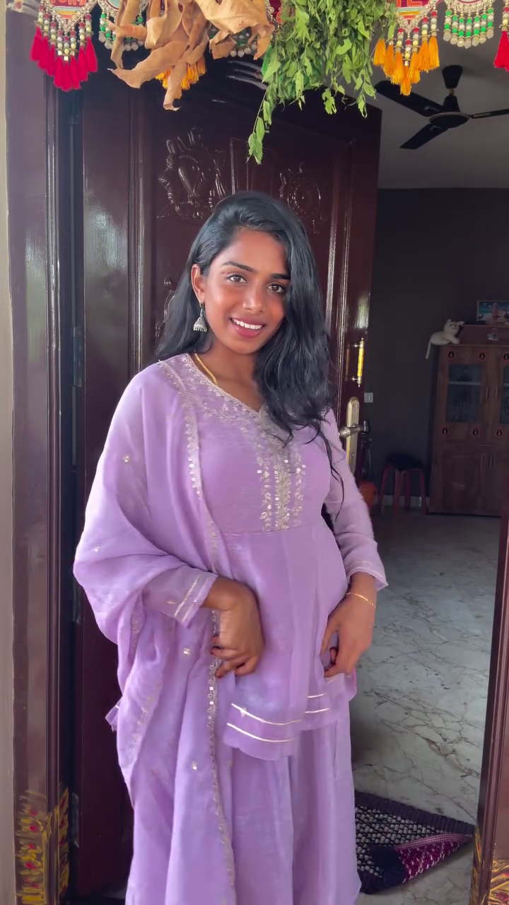 💜 Elegant Lavender Dream Anarkali Set – Grace in Every Step 💜