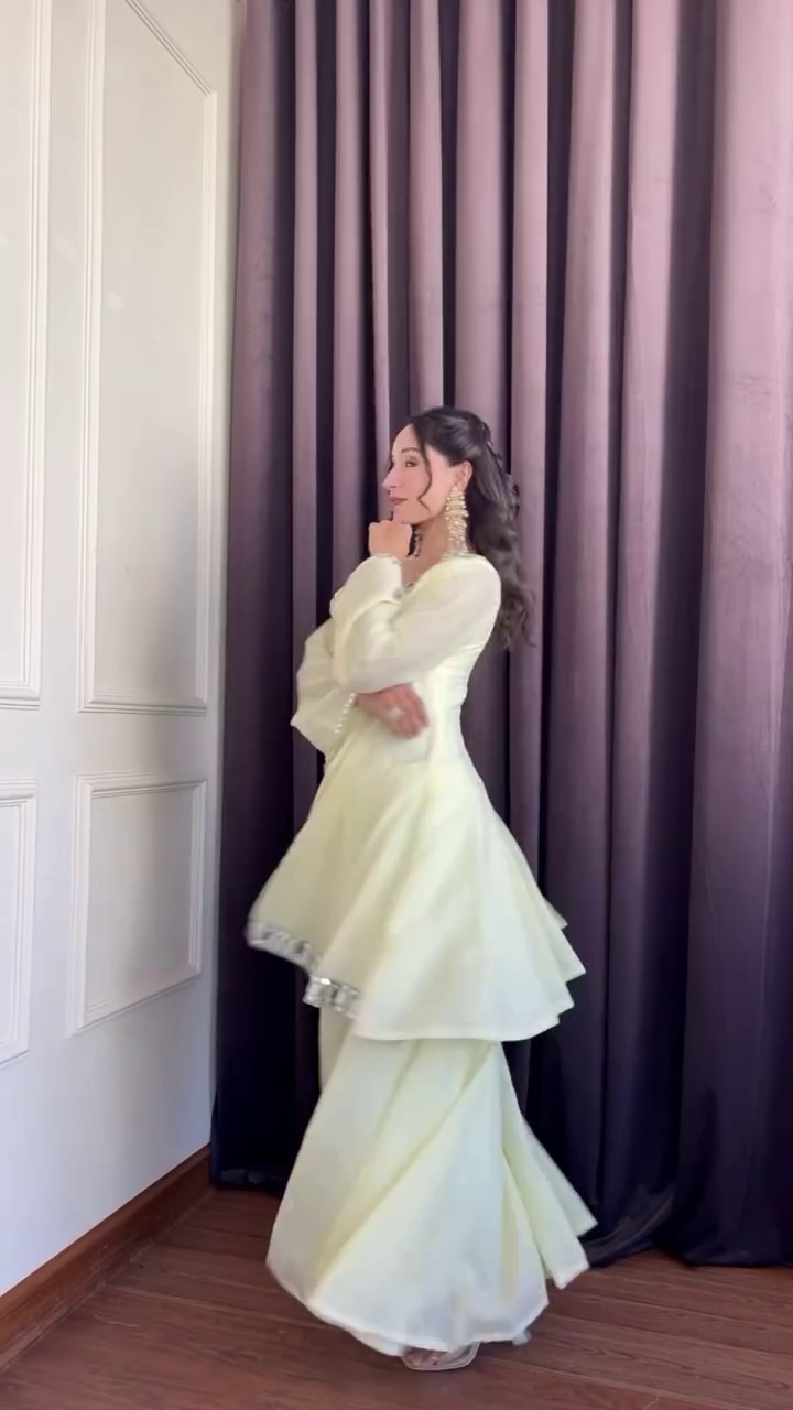 ✨ Elegant Mirror Work Anarkali Set with Dupatta – Timeless Festive Glam ✨