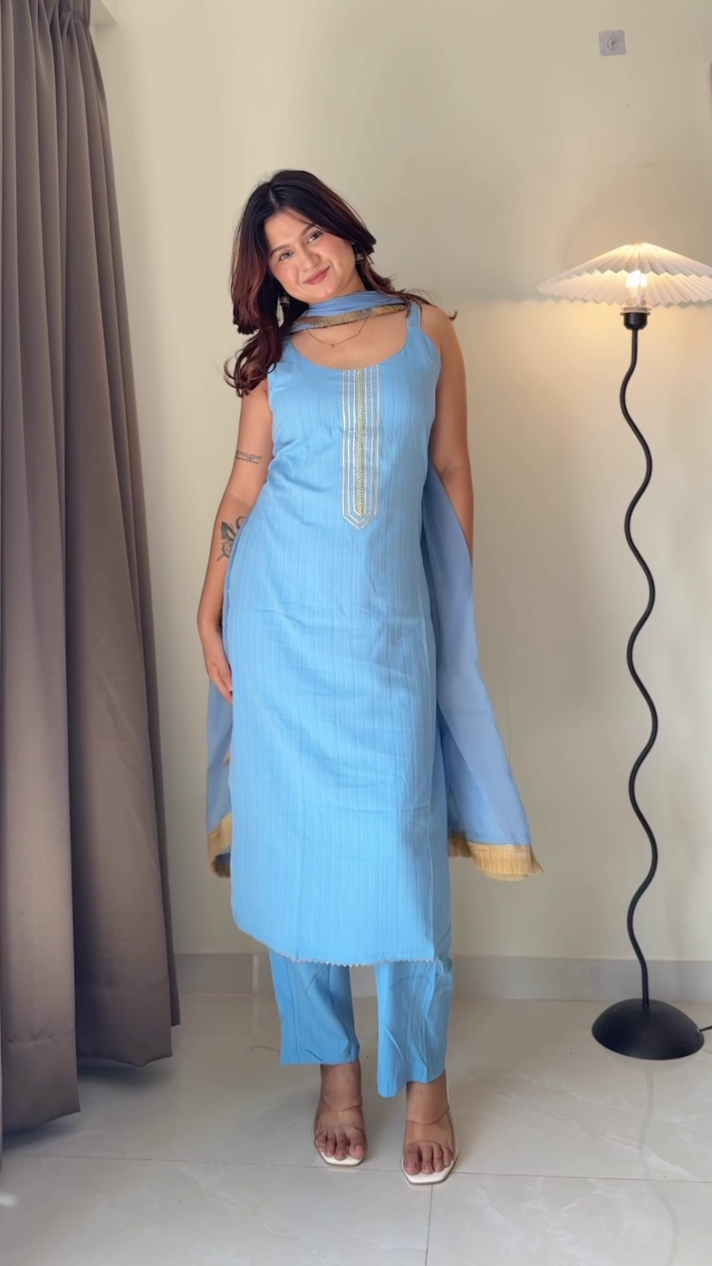 🌸 Ivory Bloom Embroidered Co-Ord Set – Soft Elegance, Timeless Charm 🌸