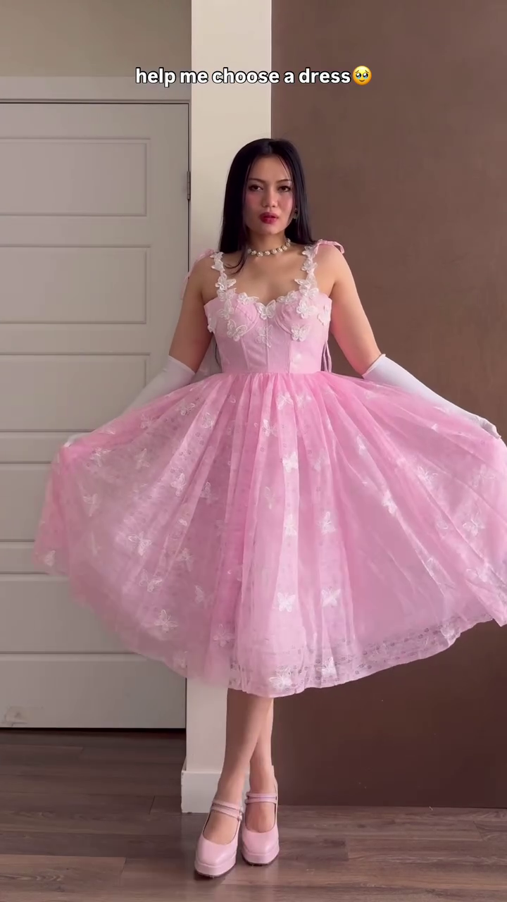 🎀 Blush Princess Tulle Party Dress – Dreamy, Elegant & Fairytale Ready 🎀