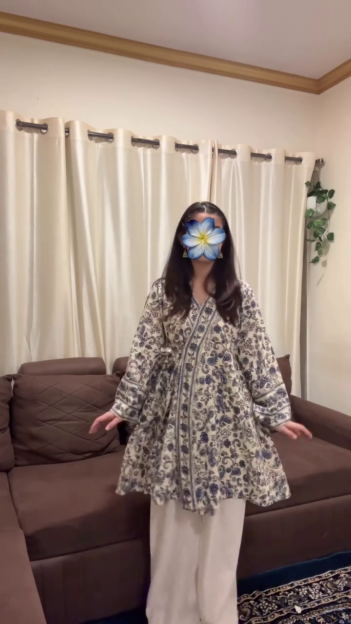 🤍 Indigo Ivory Boho Kurta Set – Effortless Charm & Everyday Comfort 🤍