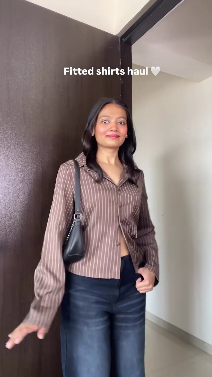 🤎 Cocoa Check Fitted Shirt – Vintage Vibes with a Modern Fit 🤎