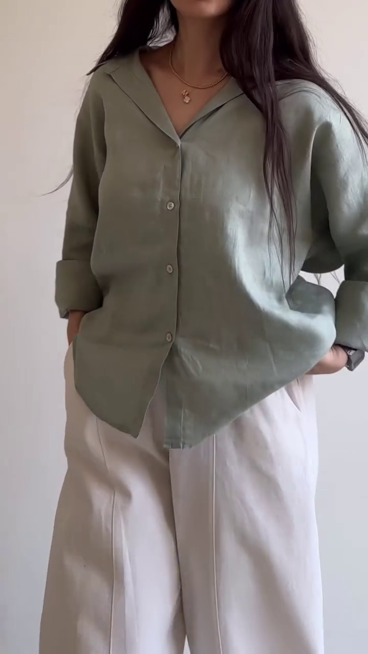 🖤 Midnight Ease Classic Shirt – Minimal Luxury for Everyday Style 🖤