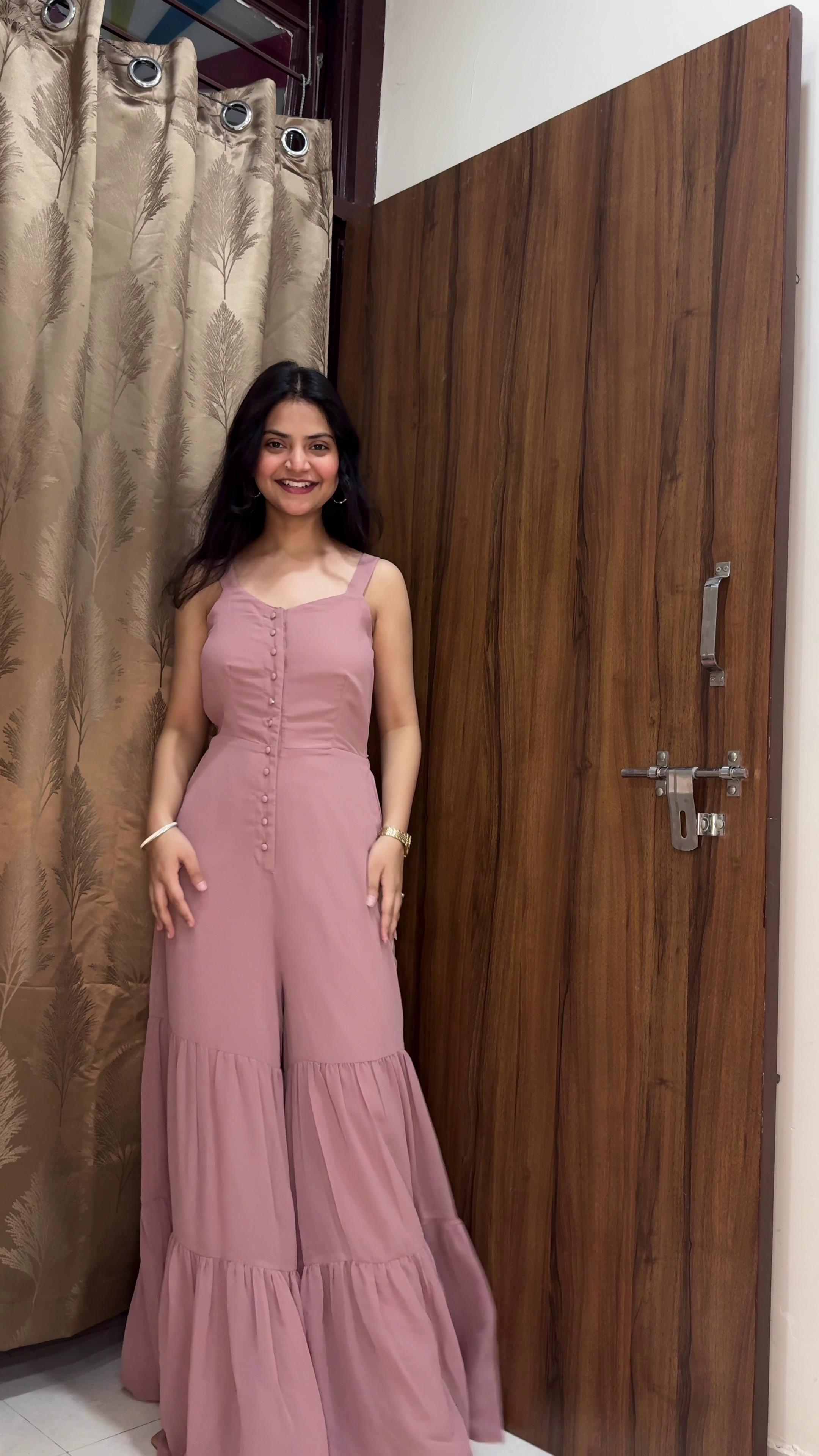 💜 Royal Plum Printed Maxi Dress – Graceful Glam with a Boho Twist 💜