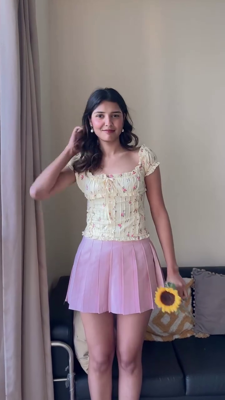 “Midnight Muse Strapless Peplum Top 🌙 | Elegant Polka Dot Party Wear”