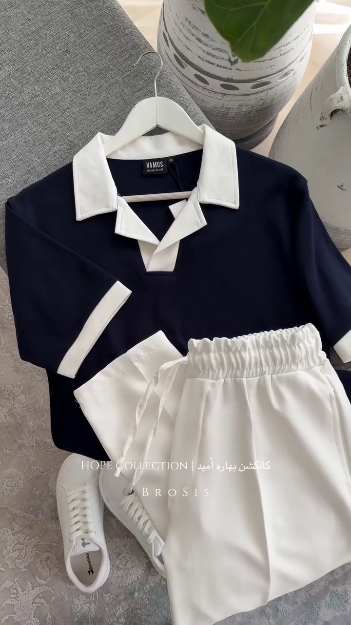 “Monochrome Muse Co-ord Set 🖤🤍 | Sporty Chic Contrast Outfit”