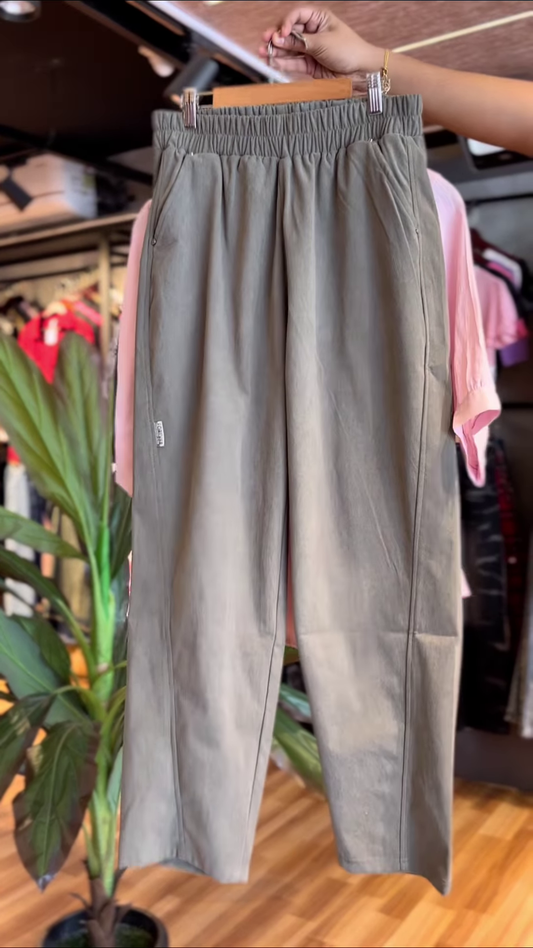 Women’s Leaf Print Casual Co-Ord Set – Light Pink Shirt with Olive Green Shorts | Relaxed Summer Outfit