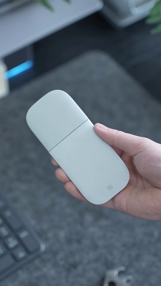 Ultra-Slim Foldable Bluetooth Mouse – Minimalist & Travel-Friendly Design
