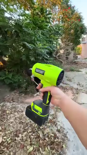 Cordless Handheld Air Blower for Outdoor Cleaning – High-Power Portable Leaf Dust Blower with Rechargeable Battery