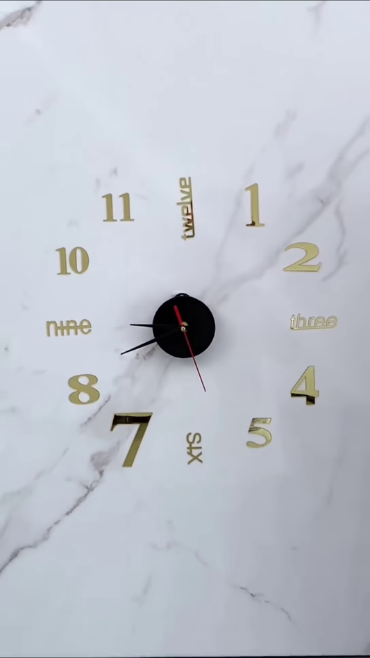 🌙 Glow-in-the-Dark Wall Clock – Time That Shines at Night! 💡🕰