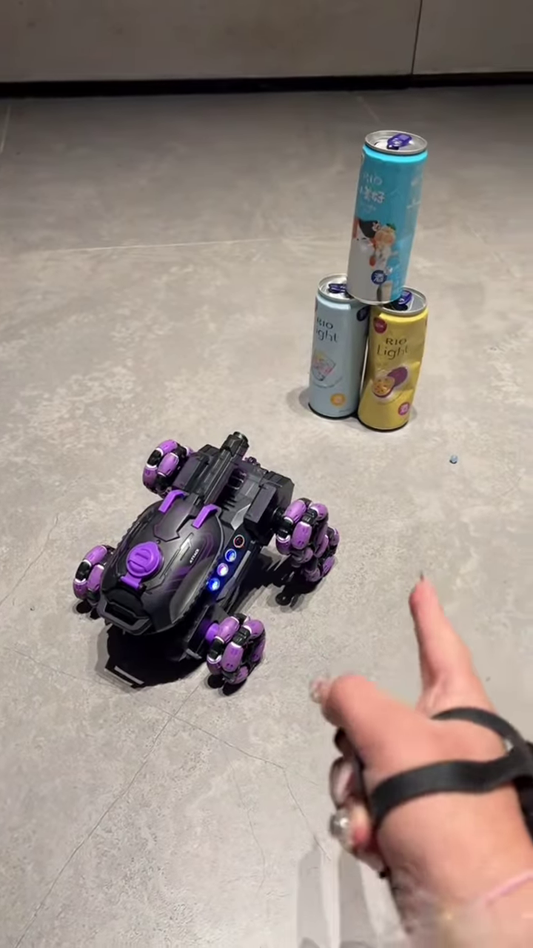🤖 Gesture-Controlled RC Stunt Car – Drive with a Wave! 🖐⚡️