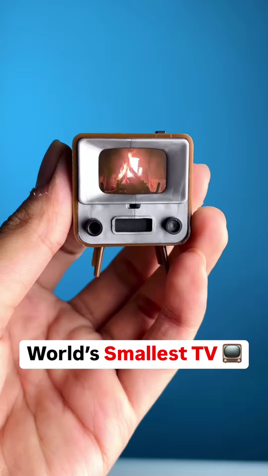 🎬 World’s Smallest TV – Big Entertainment in a Tiny Package! 🧲📺