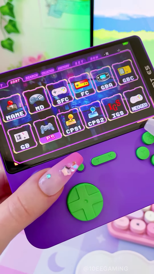 🎮 : Retro Vibes Reloaded — The Cutest Way to Game On! 💜✨