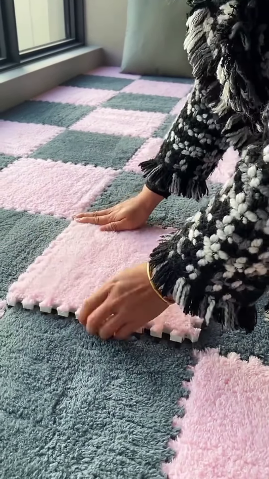 DIY Interlocking Carpet Tiles – Customizable & Easy to Install