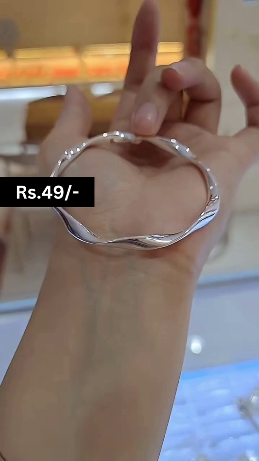 Trendy & Minimal 925 Sterling Silver Bangles